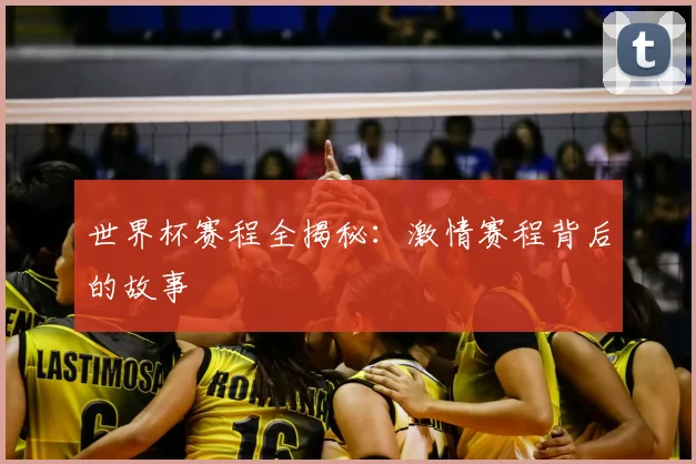 世界杯赛程全揭秘:激情赛程背后的故事