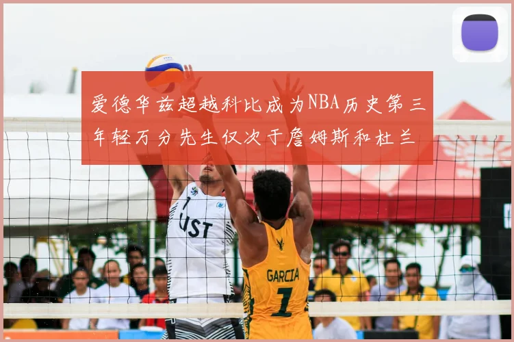 爱德华兹超越科比成为NBA历史第三年轻万分先生仅次于詹姆斯和杜兰特
